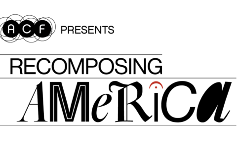 ACF presents Recomposing America logo -- Designed by Valerie Creative Agency|