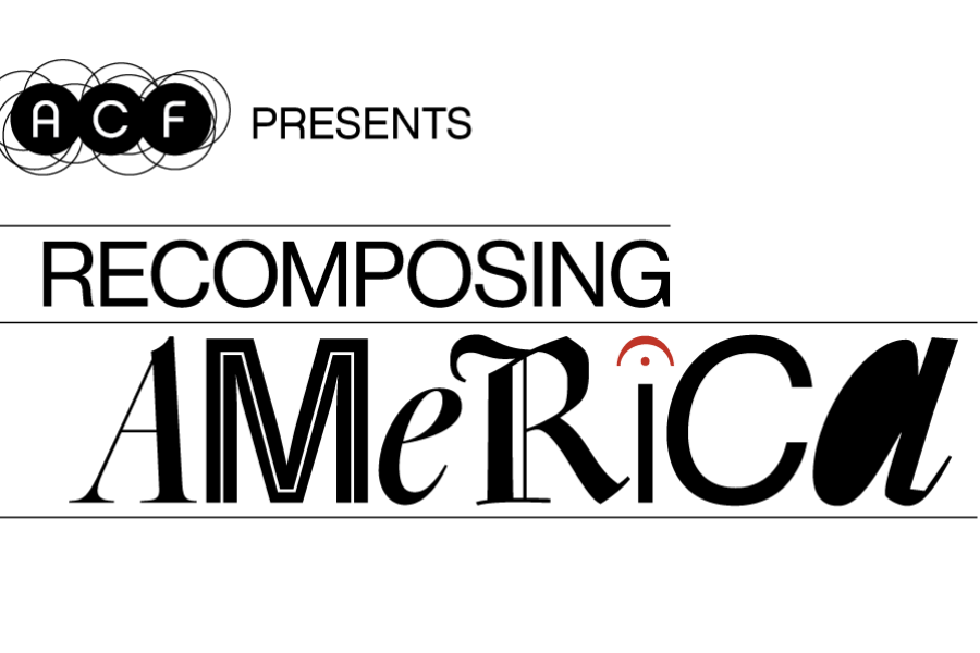 ACF presents Recomposing America logo -- Designed by Valerie Creative Agency|