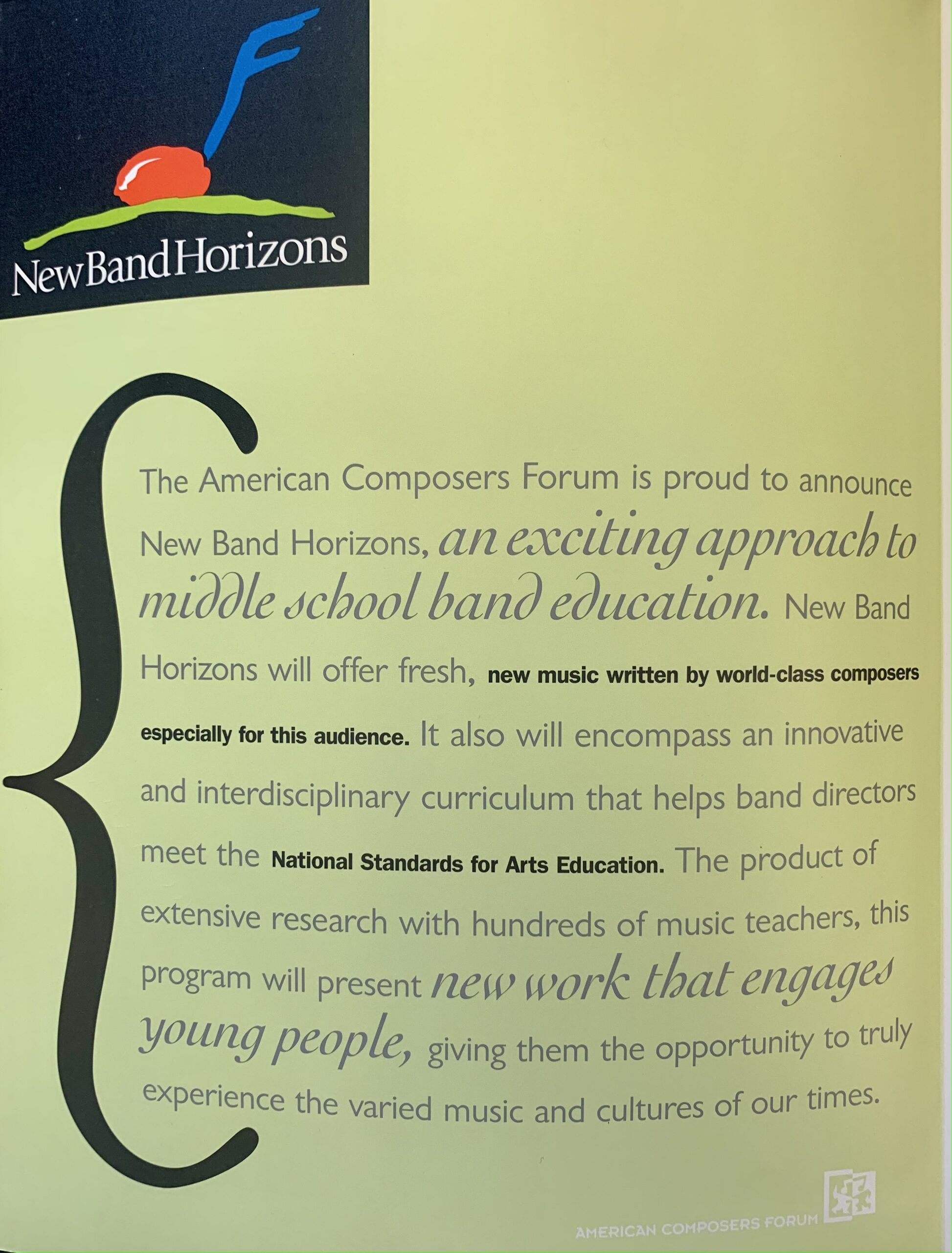 Early marketing material...