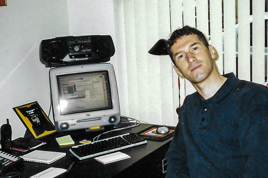 A picture of Philip in the MCF Office in 1995||||||||||||||||||||||||