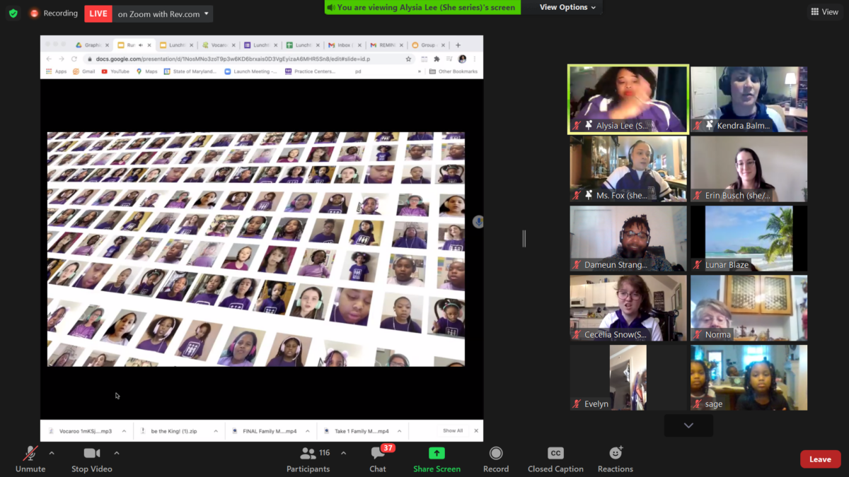 Shot of a virtual performance