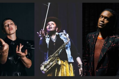 The Industry LAB residents -- Carmina Escobar, Matana Roberts, and Guillermo E. Brown