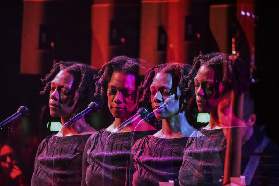 Camille Norment at Borealis 2026 -- Photo by Thor Brødreskift