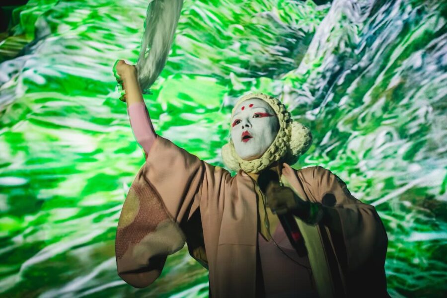 Kiki Hitomi of WaqWaq Kingdom at Rewire Festival 2026 -- Photo by Sabine van Nistelrooij