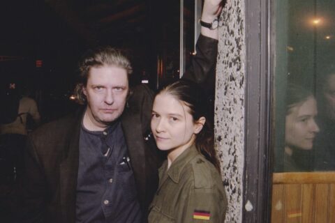 Glenn Branca and Reg Bloor -- Photo by Richard McCaffrey