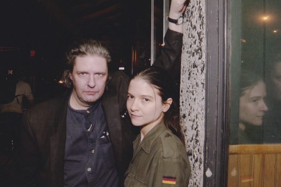 Glenn Branca and Reg Bloor -- Photo by Richard McCaffrey