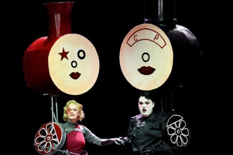Charlotte Kennedy and Archie Inns as Ramona and Ermon in 