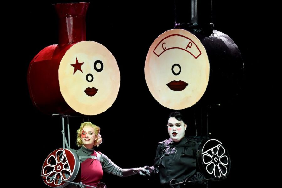Charlotte Kennedy and Archie Inns as Ramona and Ermon in 
