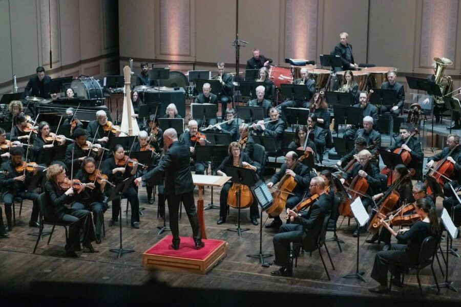 Rossen Milanov and the Columbus Symphony Orchestra -- Photo by Randall Schlieber